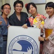 2010年度異文化理解セミナー　留学生浴衣教室<br /><span>2010年7月13日</span>