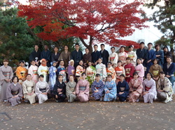 着物とお茶の教室　集合写真